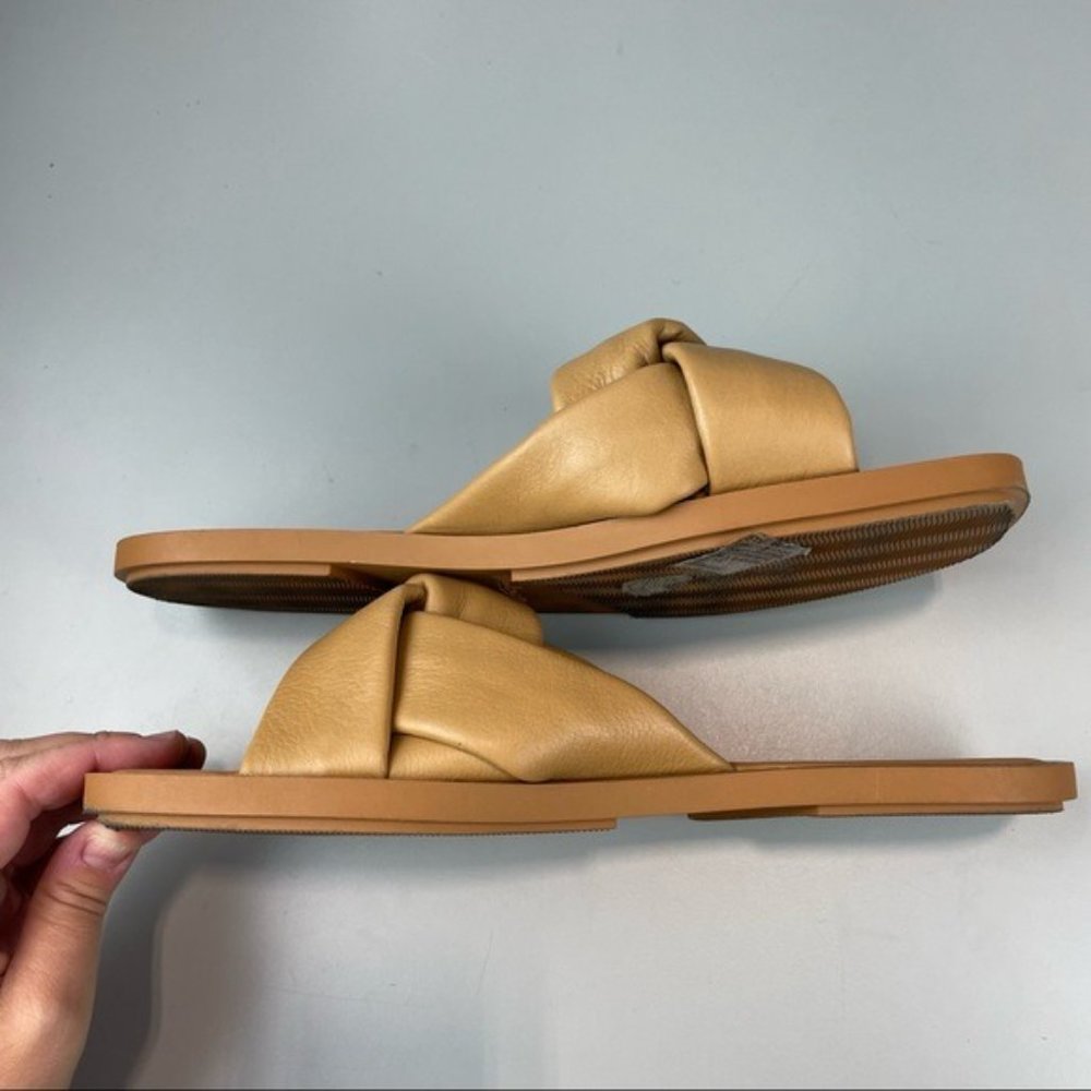 Madewell The Jayna Braided Slide Sandal in Amber Brown - Picture 5 of 8